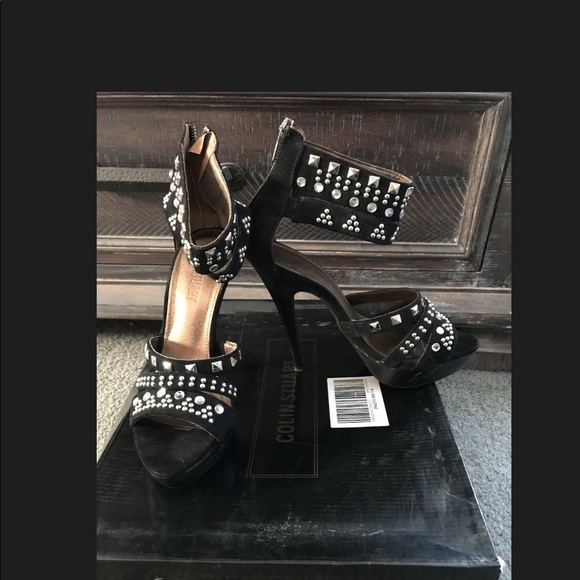 Colin Stuart Studded Heels - Picture 2 of 3